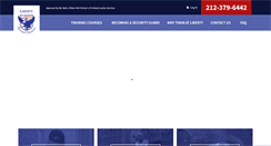 Desktop Screenshot of libertysecuritytraininginstitute.com